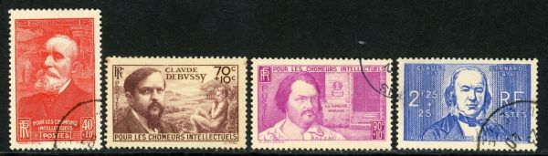 France 1939 SG.645-648 F/U (1)