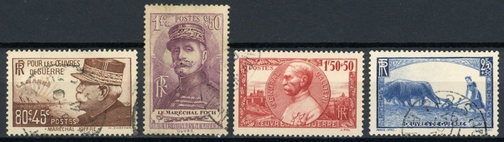 France 1940 SG.662-665 F/U