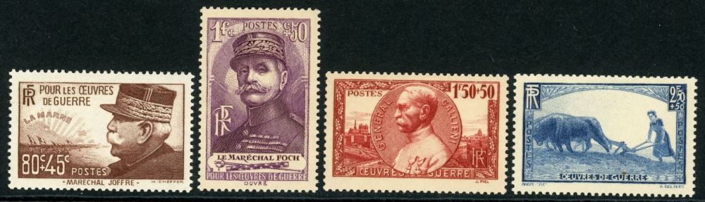 France 1940 SG.662-665 U/M