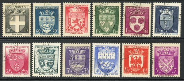 France 1942 SG.757-768 F/U (1)