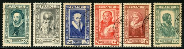 France 1943 SG.791-796 F/U