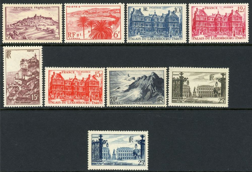 France 1946-48 SG.976-982a U/M