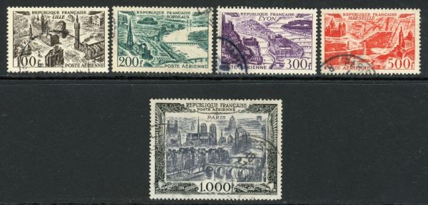 France 1949-50 SG.1055-1059 F/U