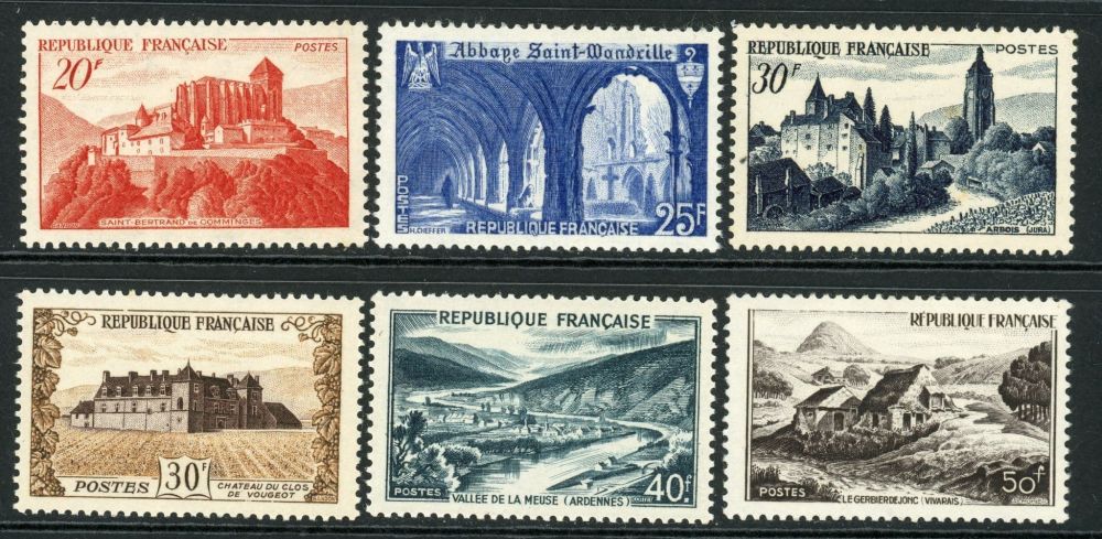 France 1949-51 SG.1067-1070 U/M