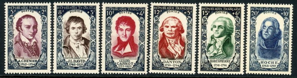 France 1950 SG.1095-1100 U/M