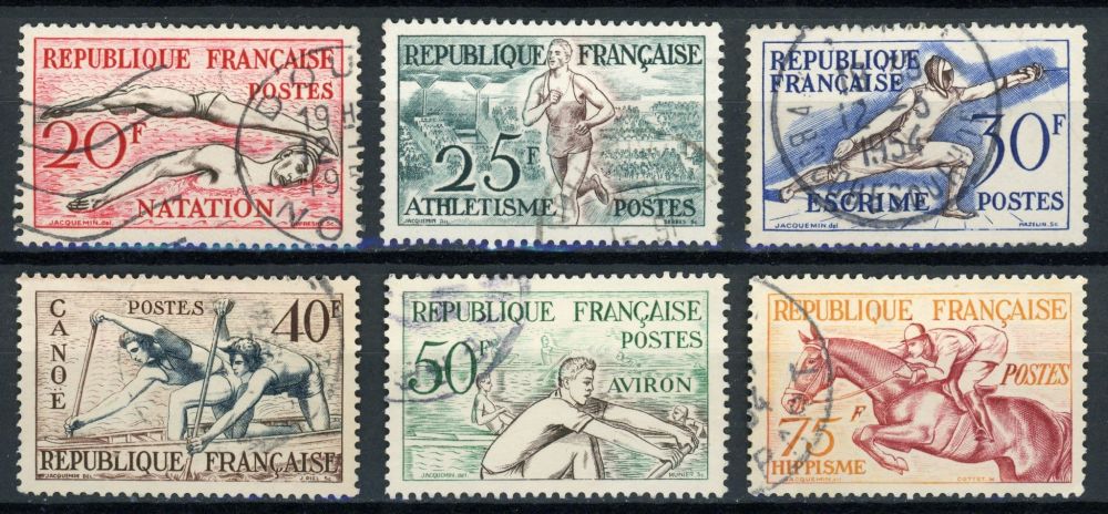 France 1953 SG.1185-1190 F/U