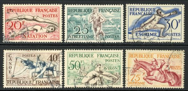 France 1953 SG.1185-1190 F/U (1)