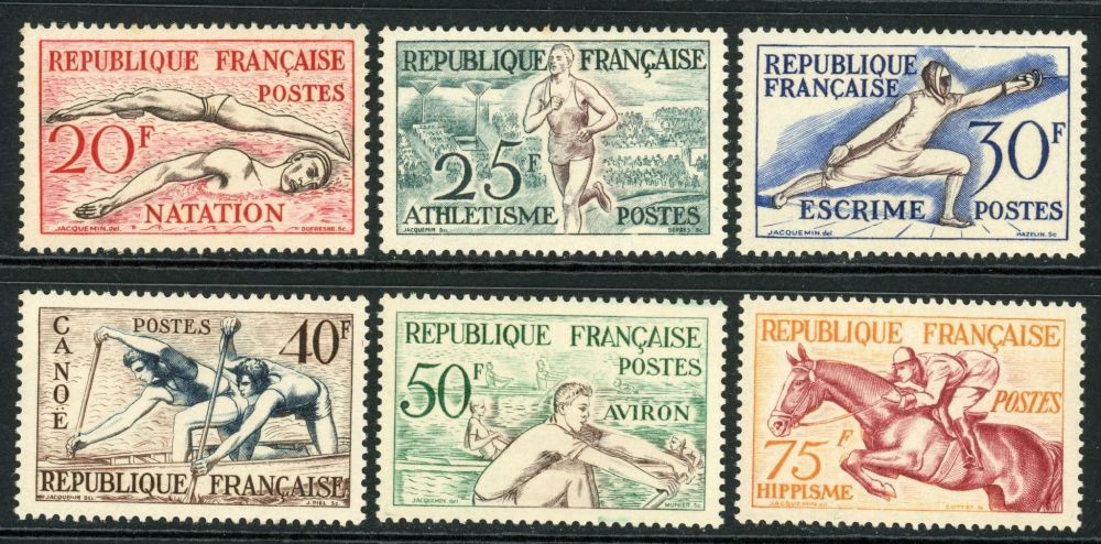 France 1953 SG.1185-1190 U/M