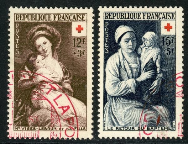 France 1953 SG.1191-1192 F/U