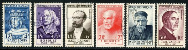 France 1954 SG.1215-1220 F/U