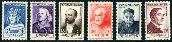 France 1954 SG.1215-1220 Mint (2)