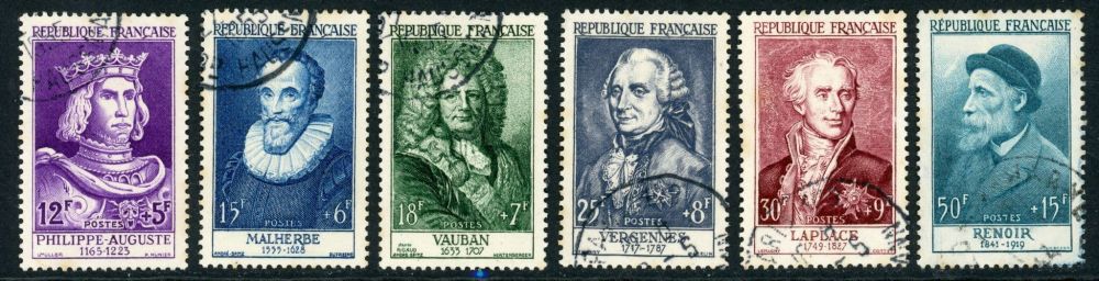 France 1955 SG.1253-1258 F/U