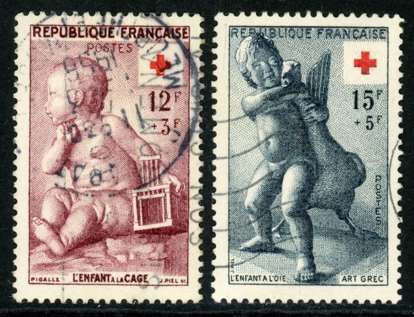 France 1955 SG.1274-1275 F/U