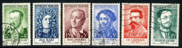 France 1958 SG.1390-1395 F/U