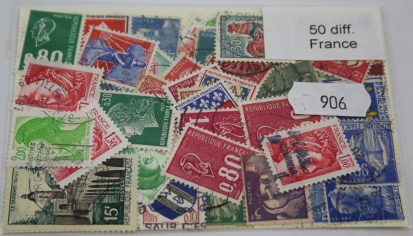 France 50 Stamps (906)