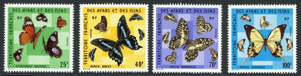 French Colonies / French Solami Coast 1975 SG.644-647 U/M