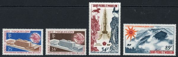 French Colonies / St. Pierre Et Miquelon 1970 SG.475-478 U/M