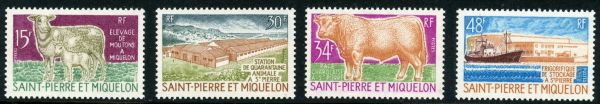 French Colonies / St. Pierre Et Miquelon 1970 SG.484-487 U/M