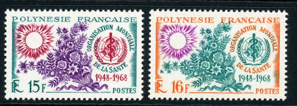 French Polynesia 1968 SG.85-86 U/M (1)