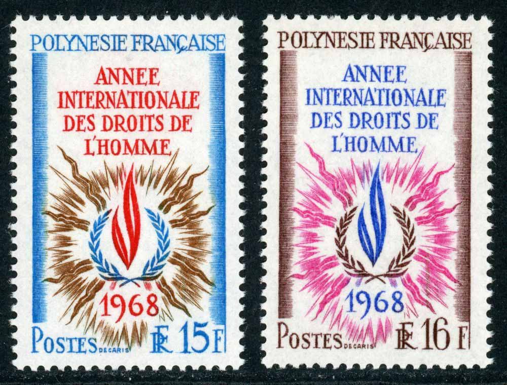 French Polynesia 1968 SG.88-89 U/M (1)