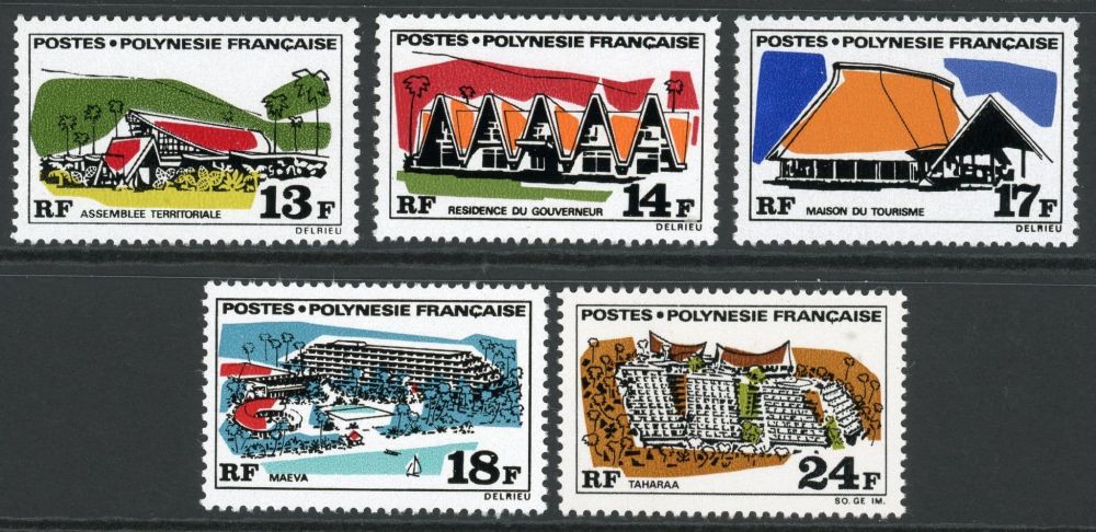 French Polynesia 1969 SG.104-108 U/M