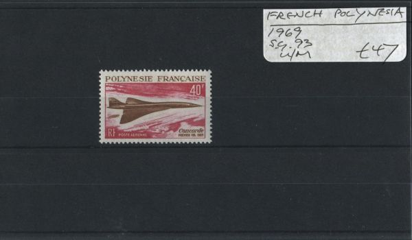 French Polynesia 1969 SG.93 U/M