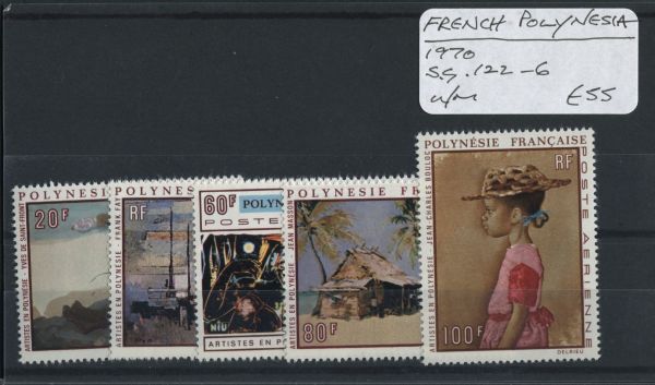 French Polynesia 1970 SG.122-6 U/M