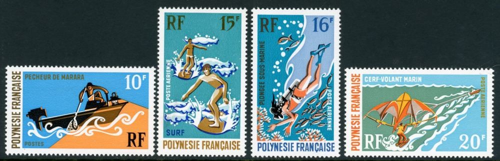 French Polynesia 1971 SG.130-133 U/M