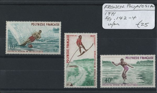 French Polynesia 1971 SG.142-4 U/M