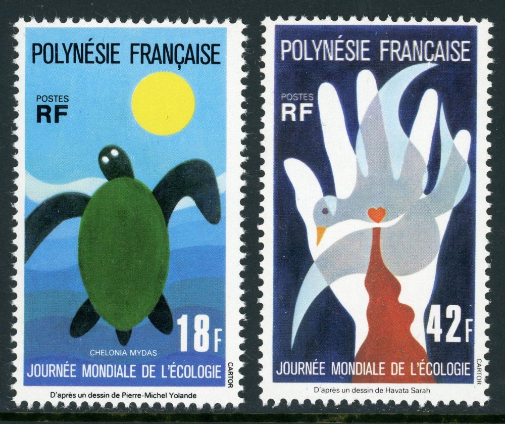 French Polynesia 1976 SG.219-220 U/M