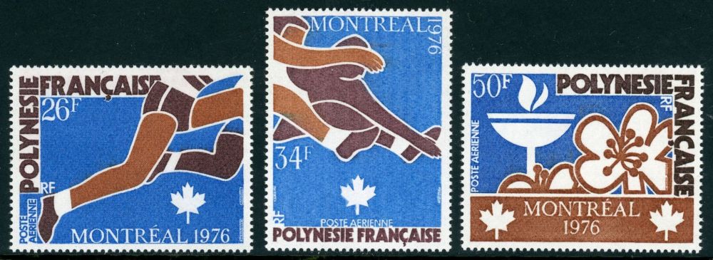 French Polynesia 1976 SG.221-223 U/M