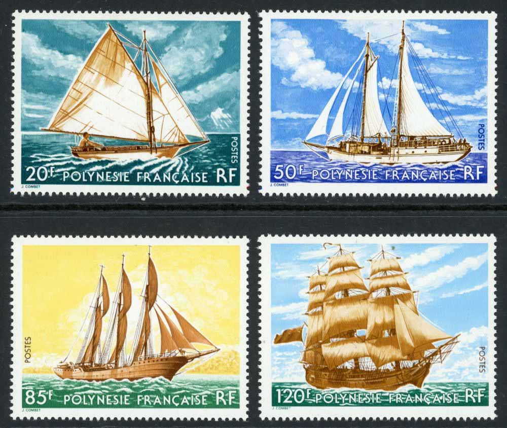 French Polynesia 1977 SG.262-265 U/M