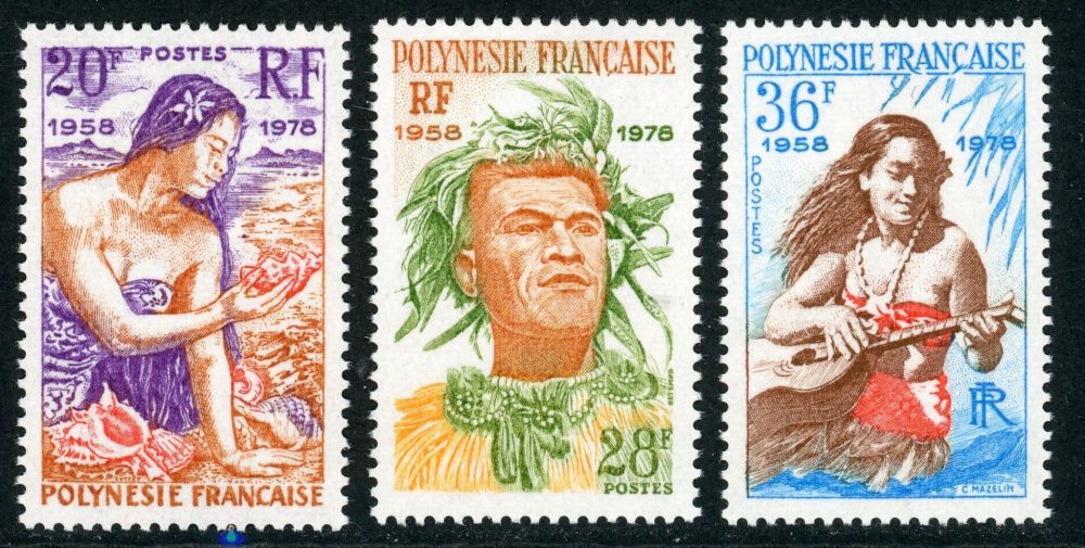 French Polynesia 1978 SG.280-282 U/M