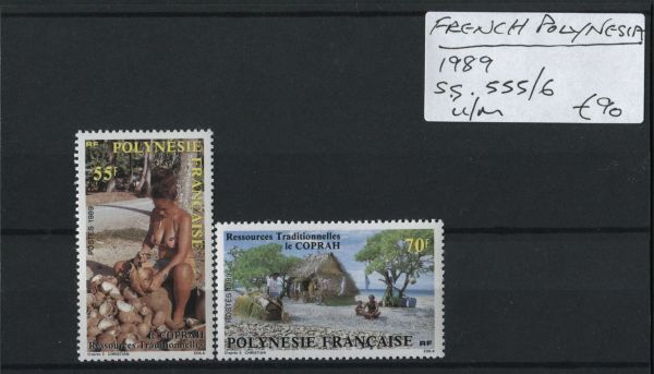 French Polynesia 1989 SG.555/6 U/M