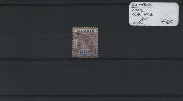 Gambia 1902 SG.41b F/U