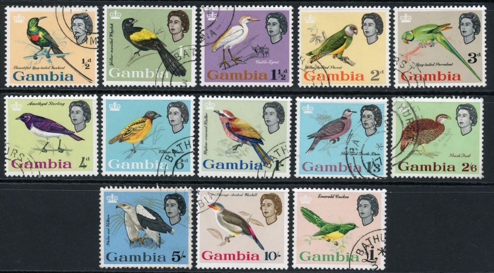 Gambia 1963 SG.193-205 F/U