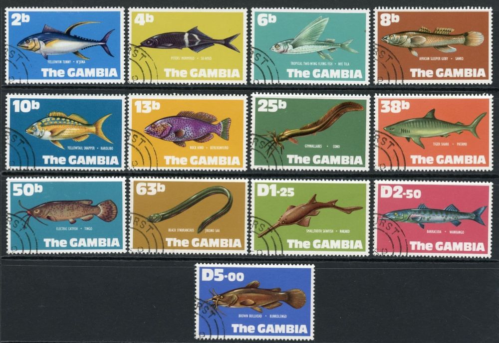 Gambia 1971 SG.271-283 F/U (1)