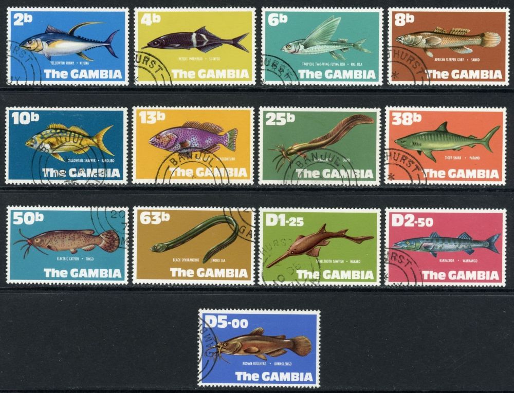 Gambia 1971 SG.271-283 F/U