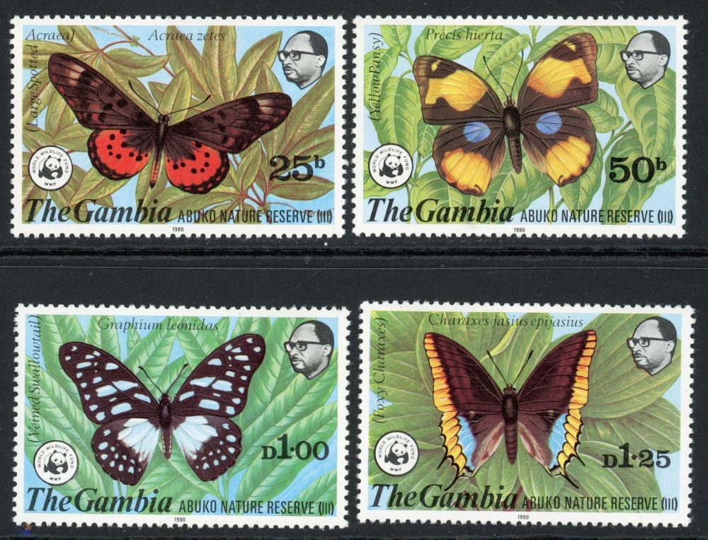 Gambia 1980 SG.431-434 U/M