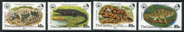 Gambia 1981 SG.460-463 U/M