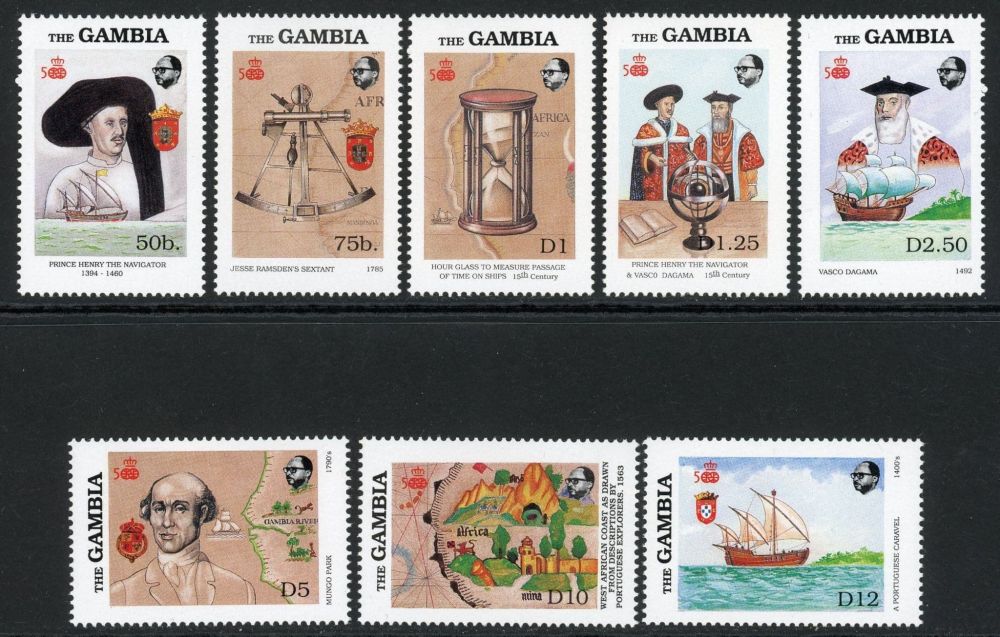 Gambia 1988 SG.825-832 U/M