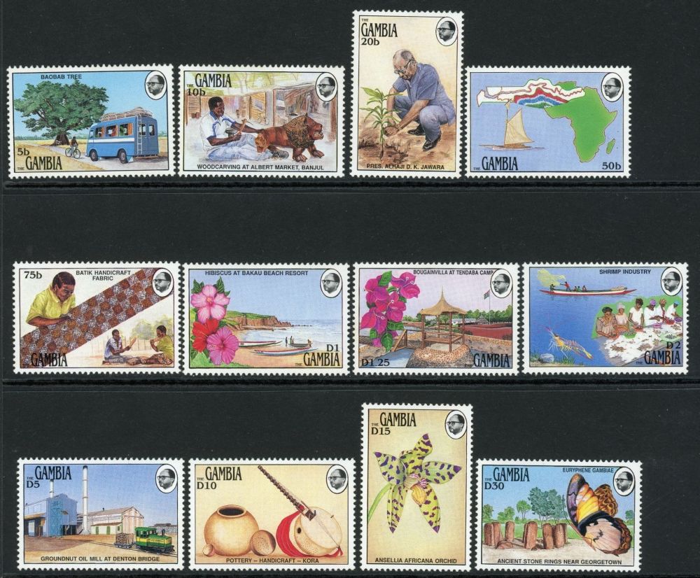 Gambia 1990 SG.1039-1050 U/M (10)