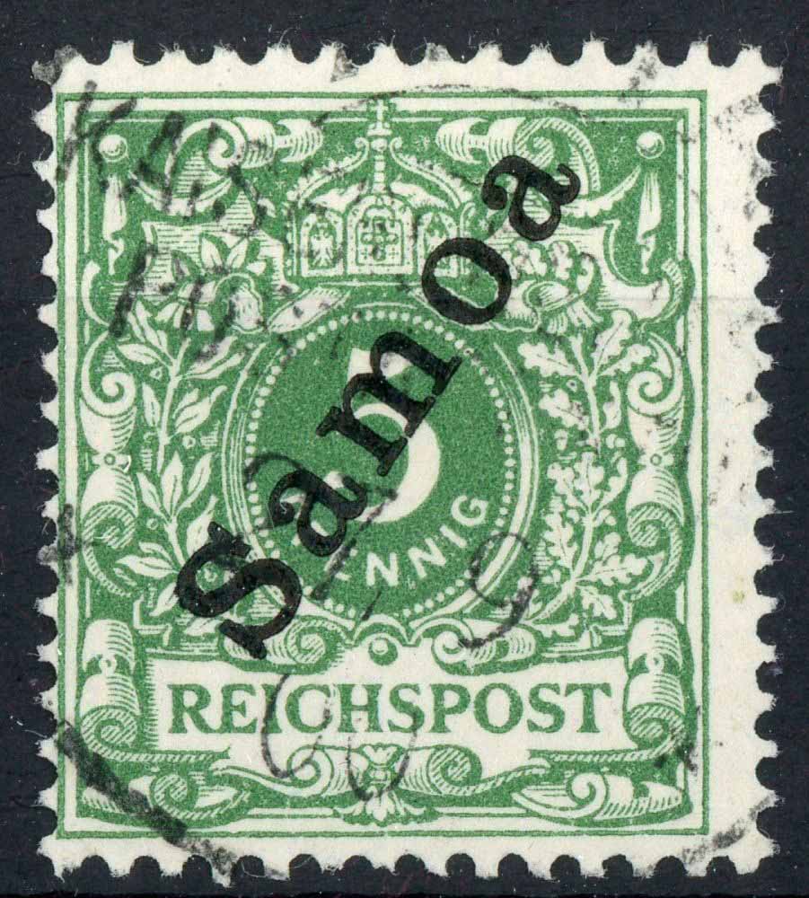 German Colonies / Samoa 1900 SG.G2 F/U (2)