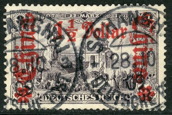 German Post Offices in China 1905 SG.44a F/U