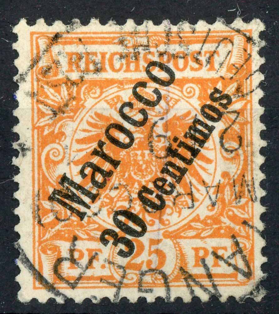 German Post Offices in Morocco 1899 SG/5 F/U