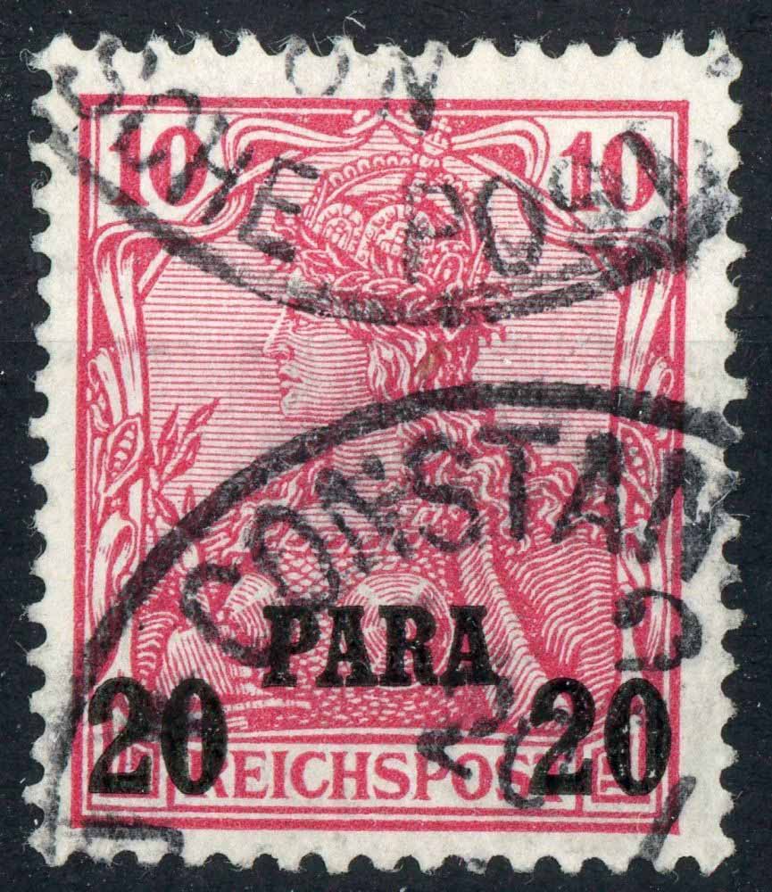 German Post Offices in Turkey  1902 SG.30 F/U