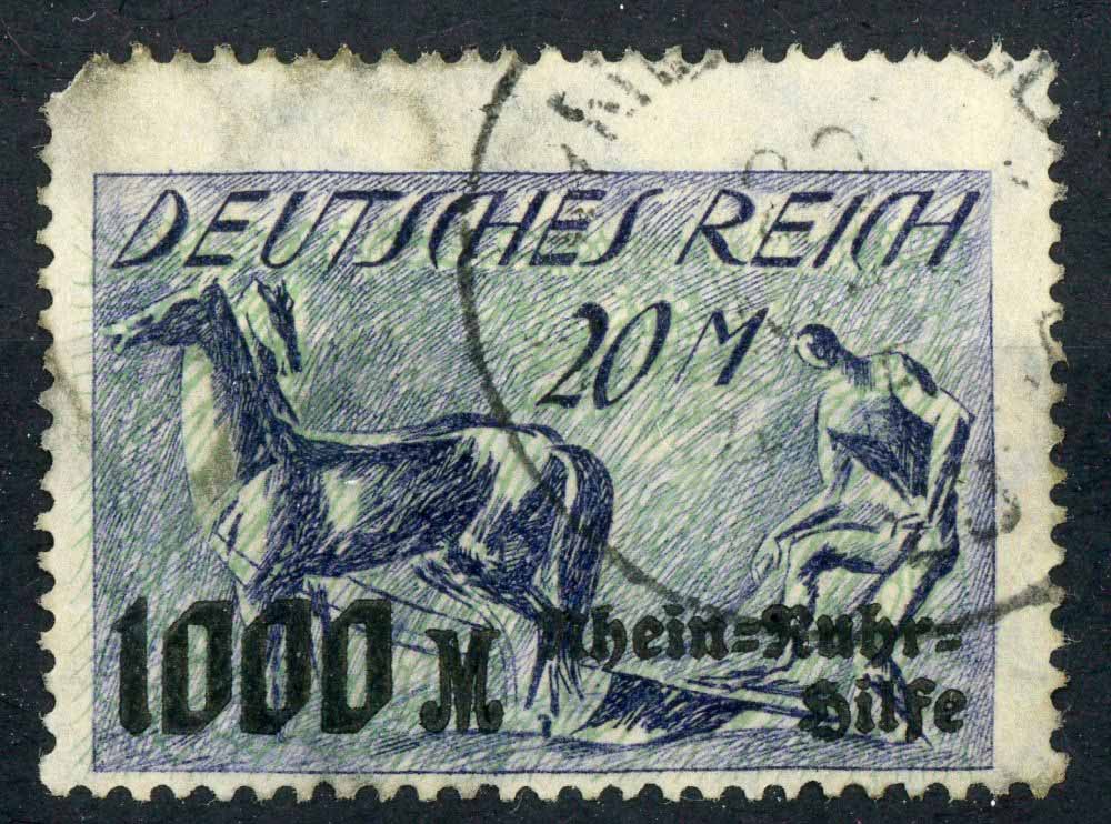 Germany 1923 SG.259 Used Cat 140 missing perf