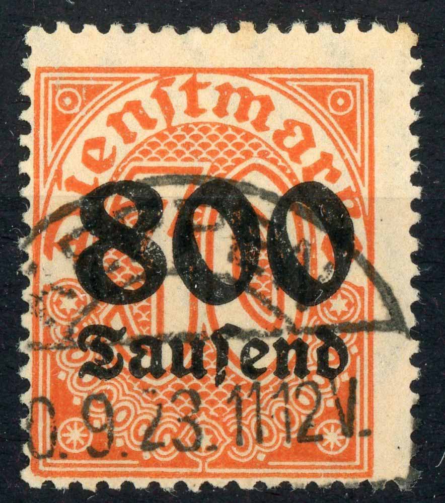 Germany 1923 SG.O316 F/U