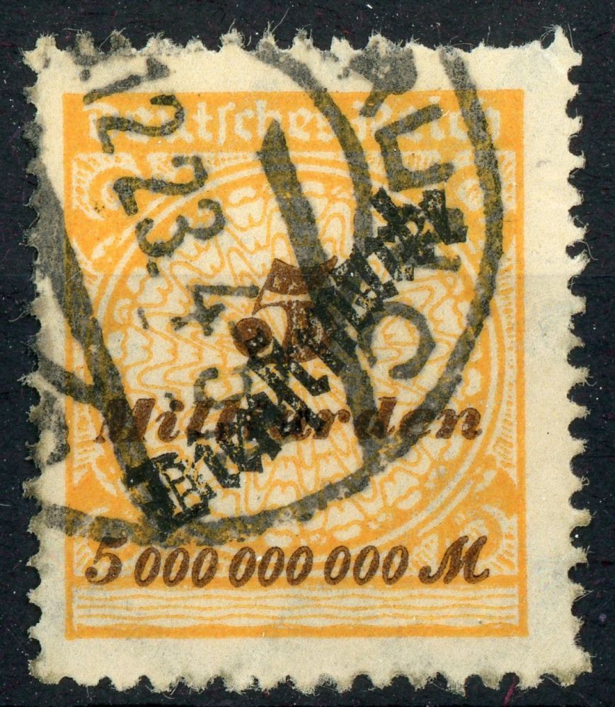 Germany 1923 SG.O345 F/U