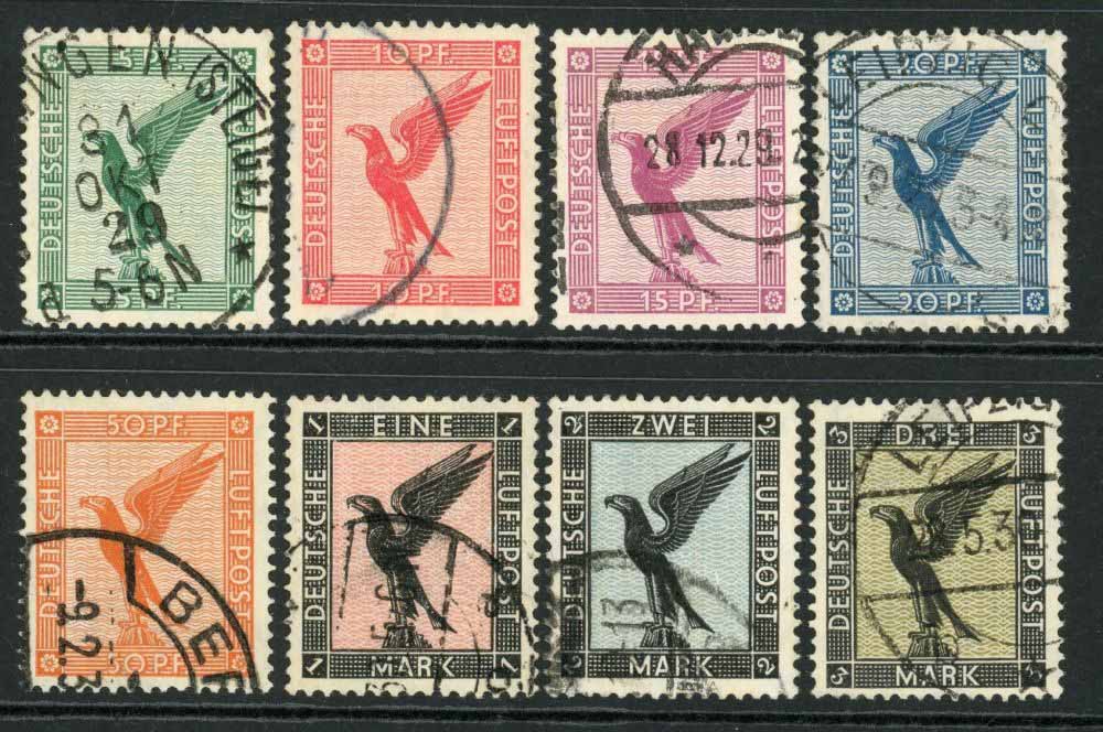 Germany 1926-31 SG.392-399 F/U